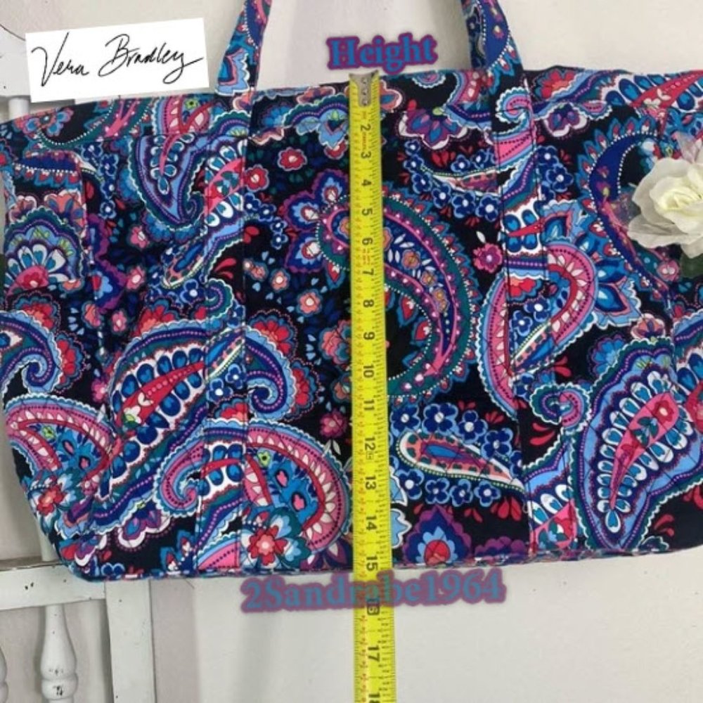Vera Bradley Get Going Tote / Haymarket Paisley - Picture 10 of 16